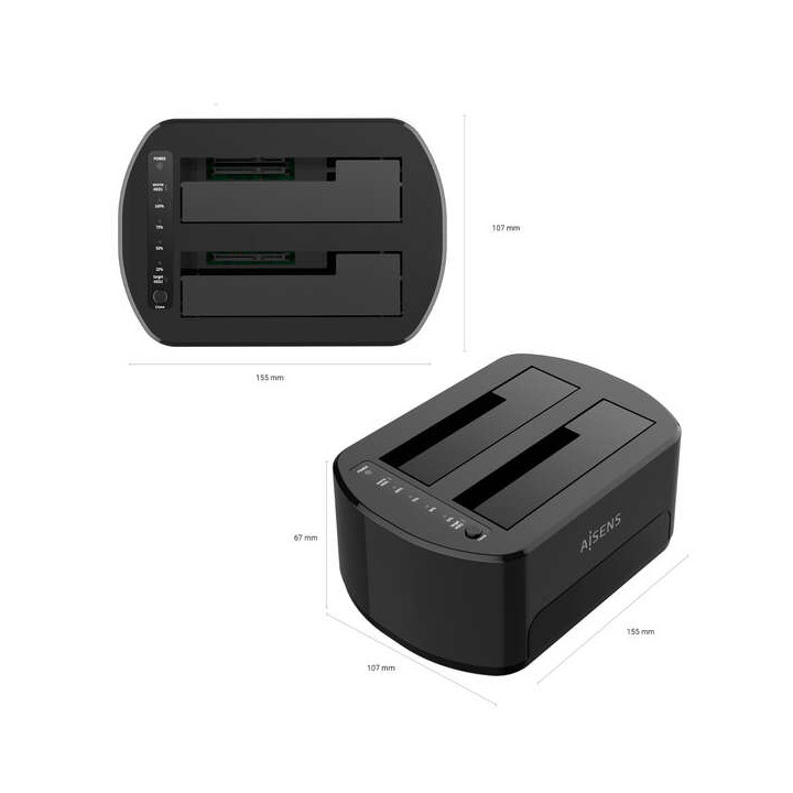 Dock station 2 disques dur  2.5 3.5 usb3.0