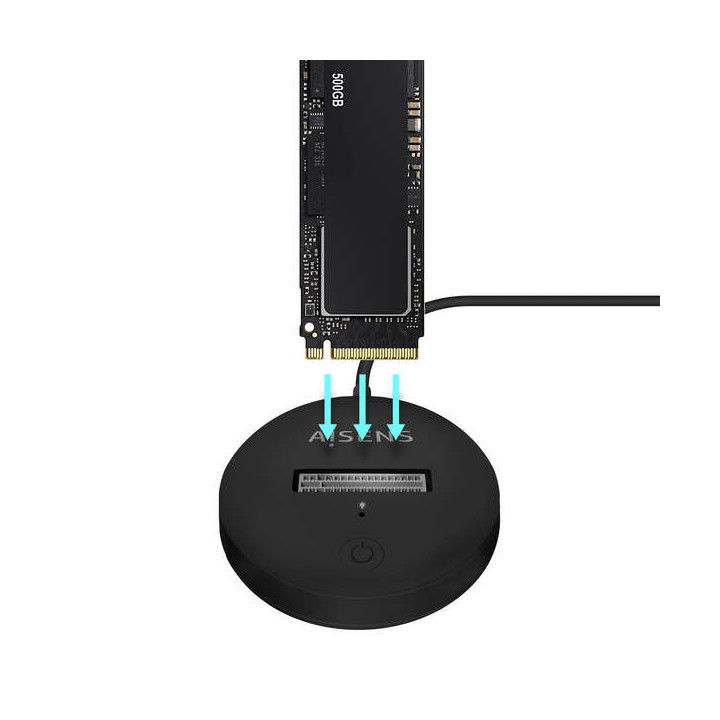 Dock M.2  sata Nvme vers USB-C noir