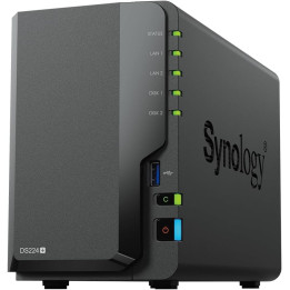 Serveur NAS SYNOLOGY DS224+ -2 baies 4coeurs 2- 2.7ghz max