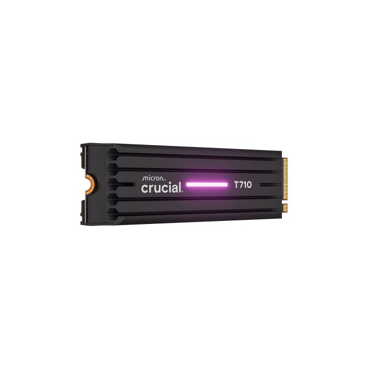 SSD M.2 NVMe Crucial T710 2 To PCIe 5.0 x4 avec dissipateur