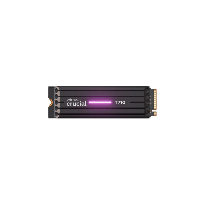 SSD M.2 NVMe Crucial T710 2 To PCIe 5.0 x4 avec dissipateur