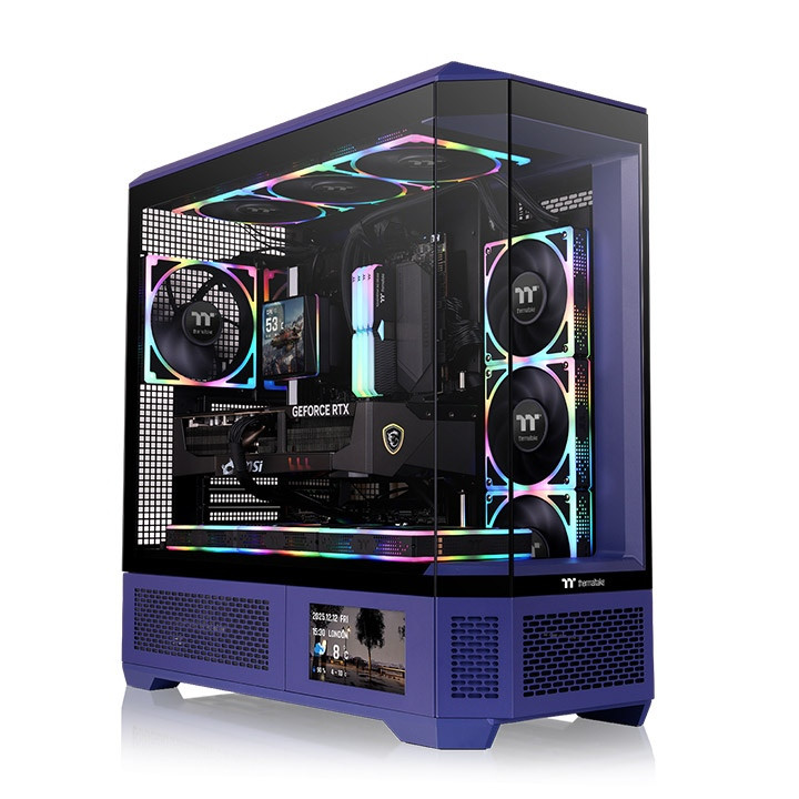 Boîtier PC Thermaltake View 600 TG Future Dusk Bleu ATX | PC SARL