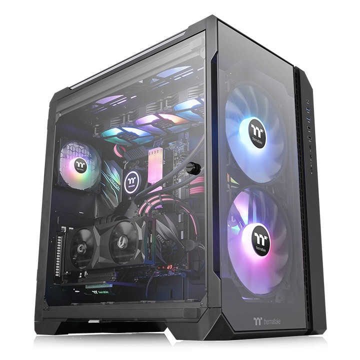 Boîtier PC Thermaltake View 51 TG ARGB Noir ATX | PC SARL