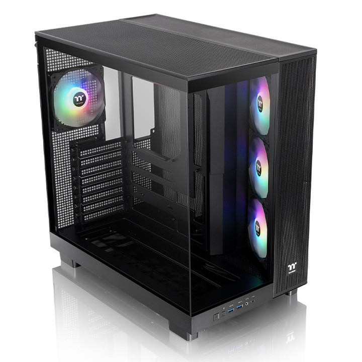 Boîtier PC Thermaltake View 380 XL TG ARGB Noir ATX | PC SARL
