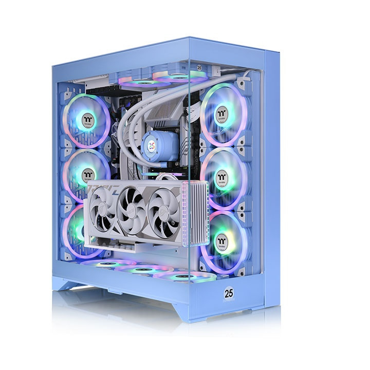 Boîtier PC Thermaltake CTE 660 MX Hydrangea Bleu ATX | PC SARL