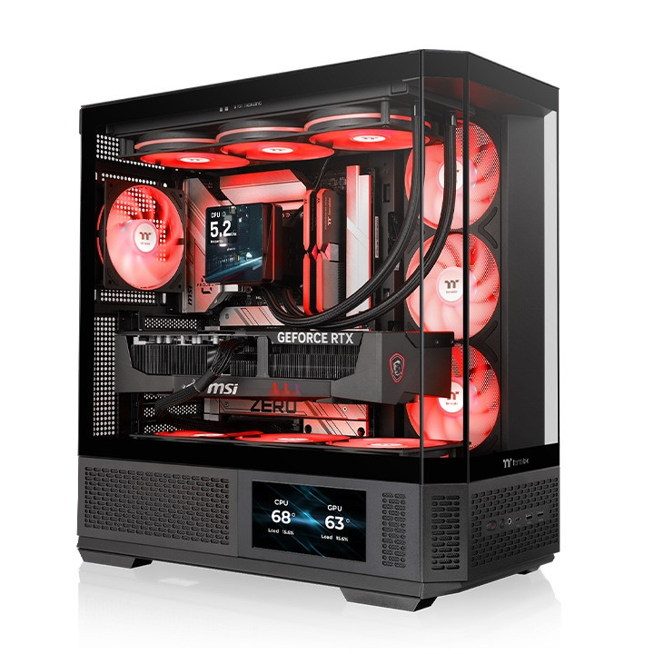 Boîtier PC Thermaltake View 370 TG ARGB Noir ATX | PC SARL