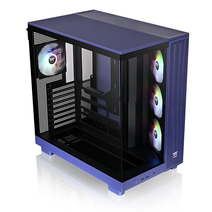 Boîtier PC Thermaltake View 380 XL TG ARGB Future Dusk Bleu ATX