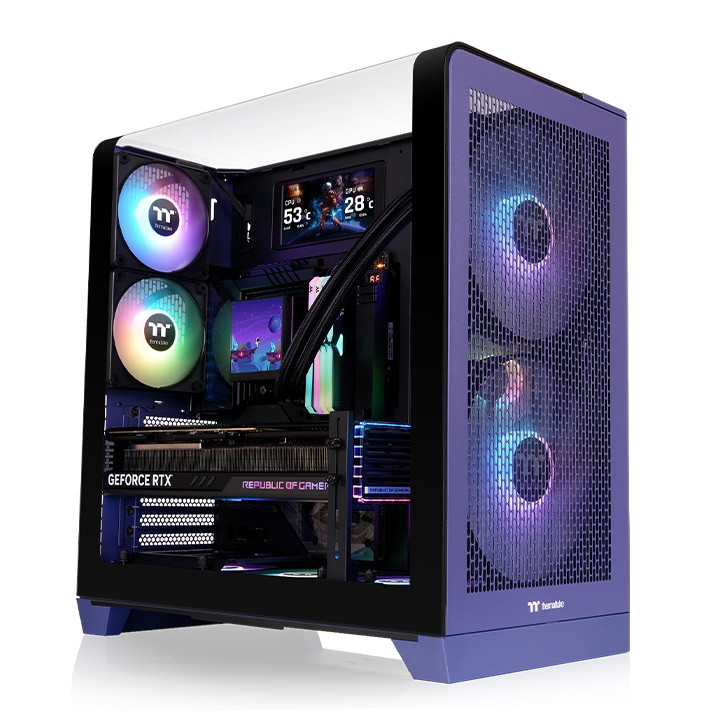 Boitier THERMALTAKE View 390 Air Futura Dusk bleu ATX