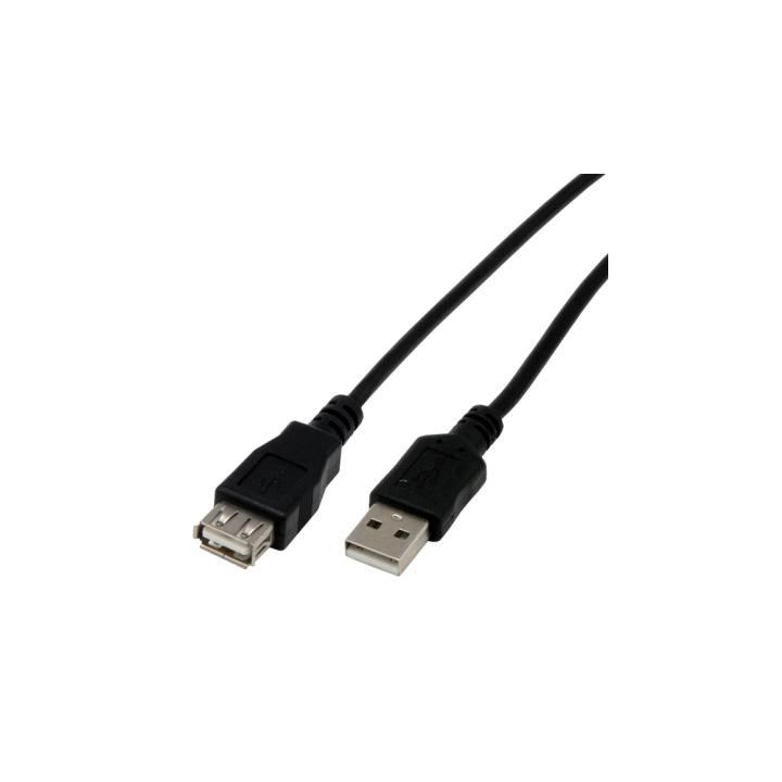 Cable USB RALLONGE  A M/F 3m beige
