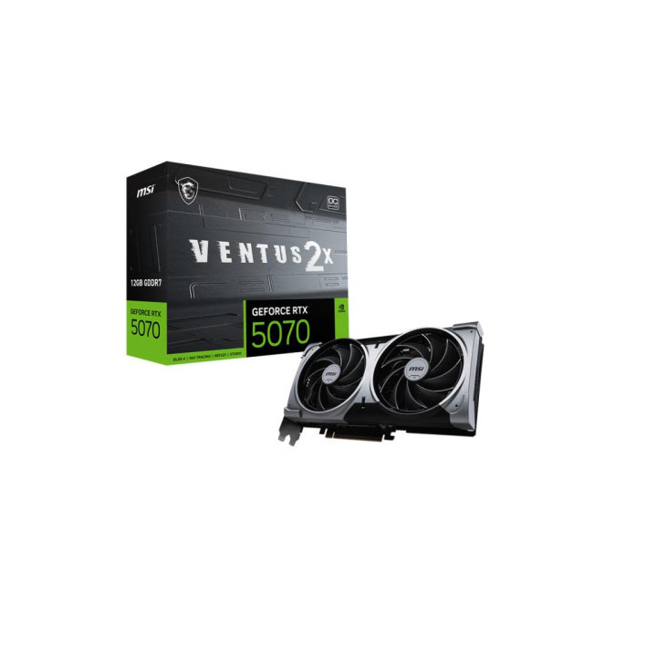 Carte graphique RTX 5070 12gb MSI VENTUS 2X OC GDDR7 2vent
