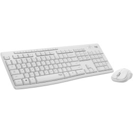 Ensemble clavier + souris sans fil Logitech MK295 Silent Blanc