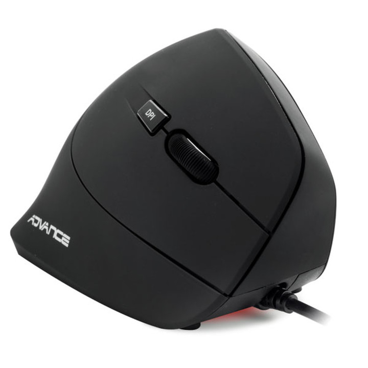 Souris filaire ergonomique verticale droitier Advance | PC SARL