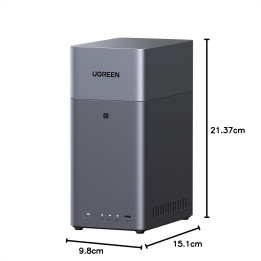 NAS UGREEN DH2300 2 baies max 60T