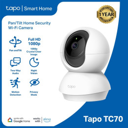 Caméra IP WiFi motorisée TP-Link Tapo TC70 | PC SARL