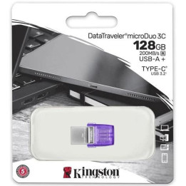 Clé USB Kingston DataTraveler Duo 128 Go USB-C / USB-A