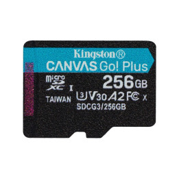 Carte microSD Kingston Canvas Go! Plus 256 Go SDCG3/256GB