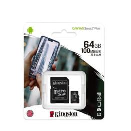 Carte microSD Kingston Canvas Select Plus 64 Go SDCS2/64GB