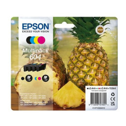 Pack 4 cartouches originales Epson 604 Ananas | PC SARL