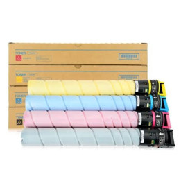 Pack toners remanufacturés Konica Minolta TN-328 (noir, cyan
