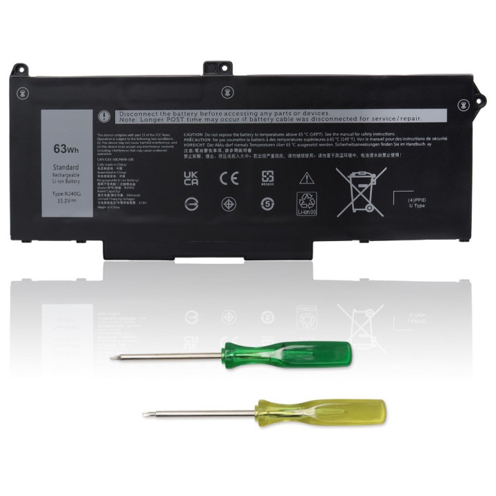 Batterie compatible Dell latitude E5420 4140 mAh 15,2 V 63 Wh