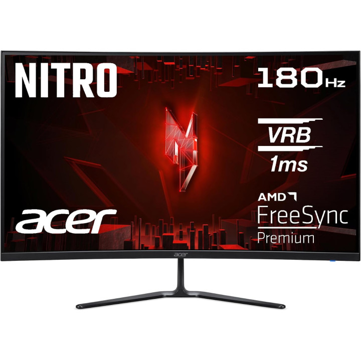 Écran PC 31,5" incurvé Acer ED320QU QHD 180 Hz 1 ms HDR10