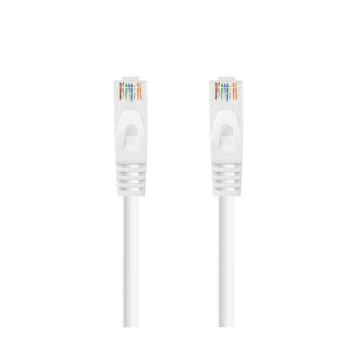 Cable RJ45 CAT 6a LSZH  500 MHz UTP AWG24 BLANC 3m