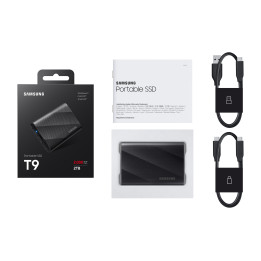 SSD externe Samsung T9 2 To MU-PG2T0B/EU Noir | PC SARL