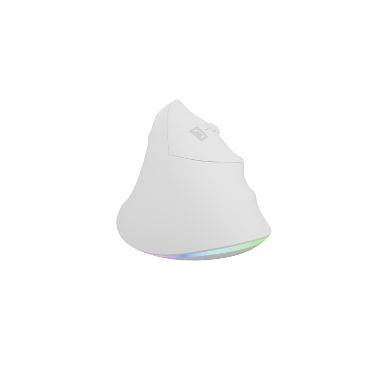 Souris verticale Natec Crake 2 Pro blanche filaire RVB | PC SARL