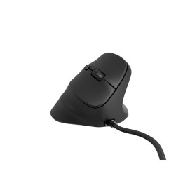 Souris verticale Natec Crake 2 Pro noire filaire RVB | PC SARL