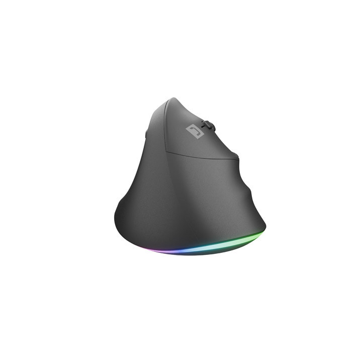 Souris verticale Natec Crake 2 Pro noire filaire RVB | PC SARL
