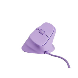 Souris verticale Natec Crake 2 Pro violette filaire RVB | PC SARL