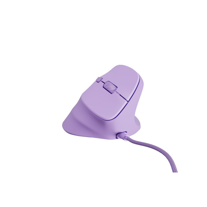 Souris verticale Natec Crake 2 Pro violette filaire RVB | PC SARL