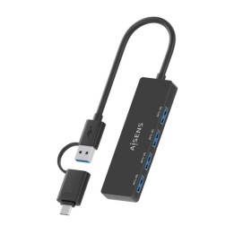 Hub USB-C vers 4 ports USB 3.0 | PC SARL