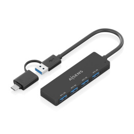 Hub USB-C vers 4 ports USB 3.0 | PC SARL