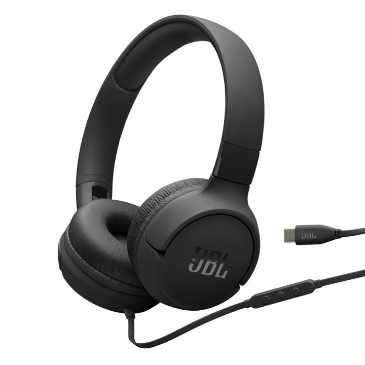 Casque filaire USB-C JBL Tune 520C noir avec micro | PC SARL