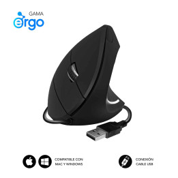 Souris verticale ergonomique Subblim filaire USB | PC SARL