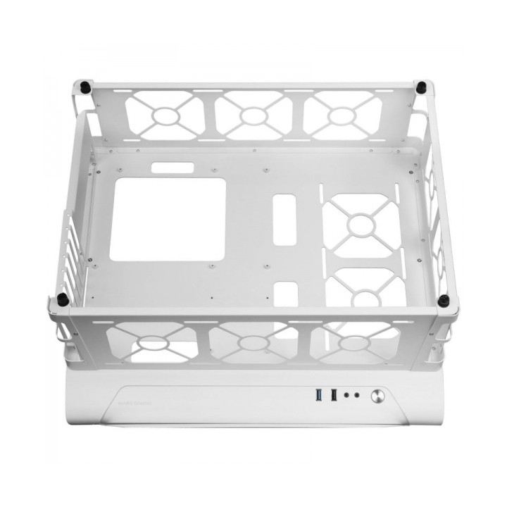 Boitiergamer MARS GAMING MCB ouvert ATX Blanc