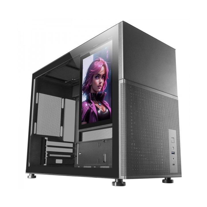 Boitier gamer MARS GAMING MC-LCD ecran LCD 8' mATX