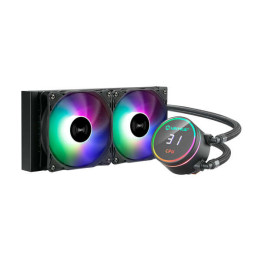Refroidissement liquide UNYKACH Aquast 240 vent 2x120mm ARGB affichage Temp 250w