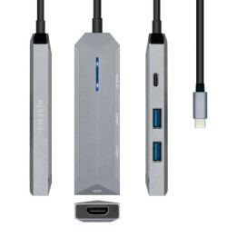 Hub USB-C 4-en-1 HDMI 4K, 2 USB, USB-C PD 100 W | PC SARL