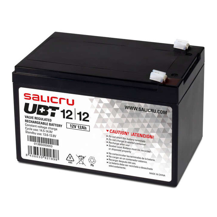 Batterie onduleur 12 V 12 Ah de remplacement | PC SARL
