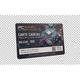 Carte cadeau PC SARL 10 € – valable 18 mois | PC SARL