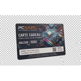Carte cadeau PC SARL 100 € – valable 18 mois | PC SARL
