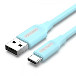 Cable USB vers USB-C 3A - 60w - 480mbps  1m bleu
