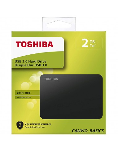 Disque dur externe 2 Tera TOSHIBA 2.5...