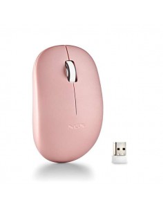 Souris sans fil mini rose...