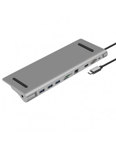 Dock USB-C vers HDMI RJ45 VGA...