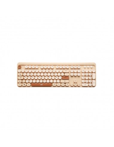 Clavier/souris sans fil tapis  beige...