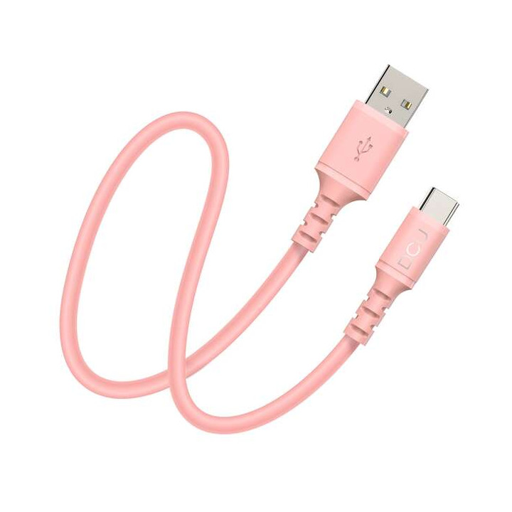 Cable USB vers USB-C Rose