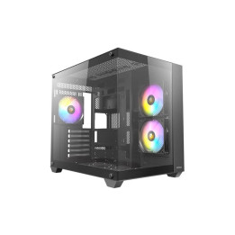 Boitier ANTEC CX800 aRGB 3 ventilateurs ATX - vue pano 270° noir